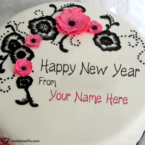 Best New Year Wishes Cake With Name
