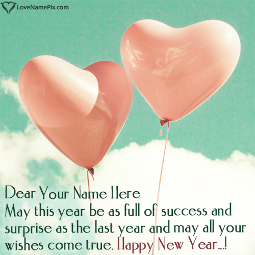 Best New Year Wishes Images With Name