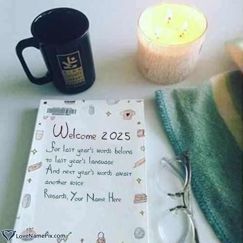 Best Welcome New Year 2025 Images With Name