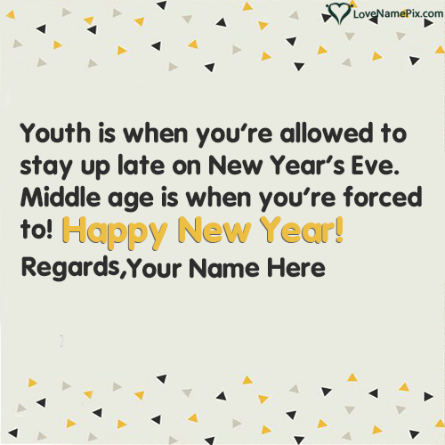 Best Wish Happy New Year Quotes With Name