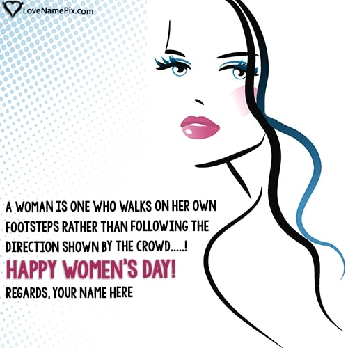 Best Womens Day Wishes Images With Name