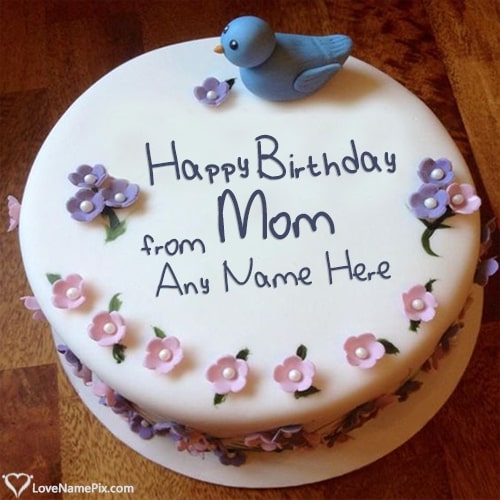 Birthday Cake For Mother From Daughter With Name