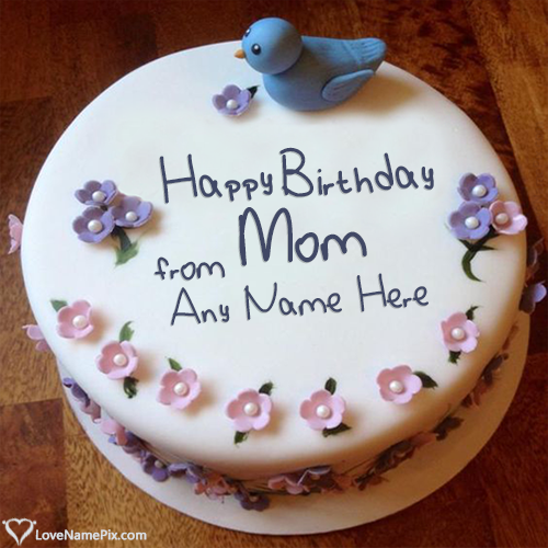 Birthday Cake For Mother From Daughter With Name