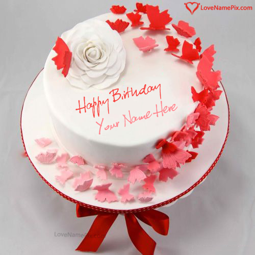 Birthday cake with name and photo editor online hd