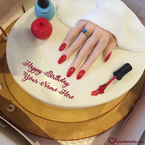 Birthday Nails Art Design Cake Ideas With Name