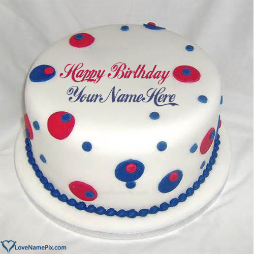 Coolest Happy Birthday Cake For Men With Name