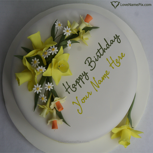 Create Online beautiful Birthday Cake With Name