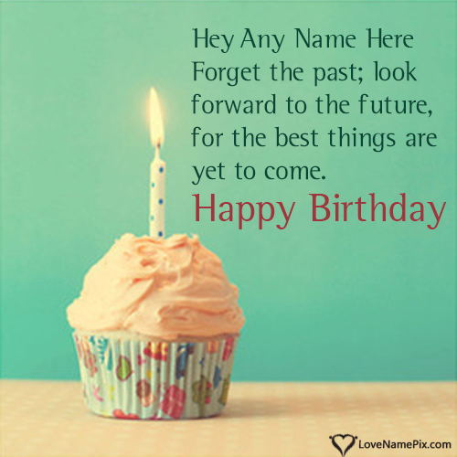 Cupcake Birthday Wishes Quotes With Name