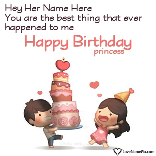 Cute Birthday Wishes For Girlfriend With Name