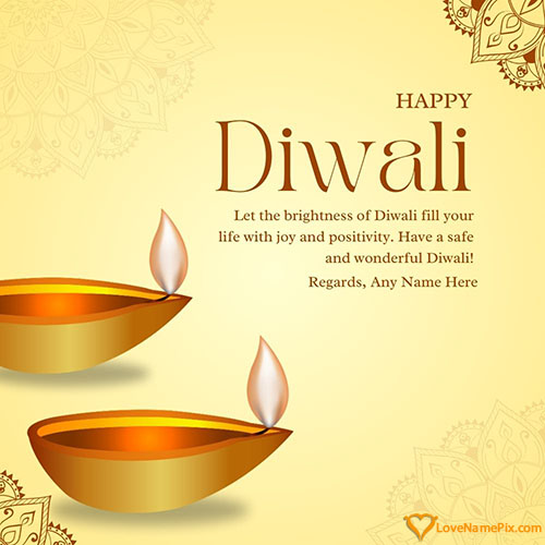 Diwali Wishes In English For Friends Images With Name
