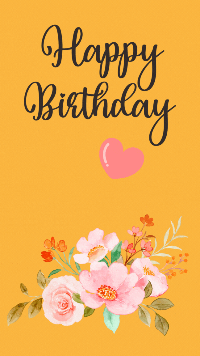 Express Birthday Cheers with Vibrant Happy Birthday GIFs