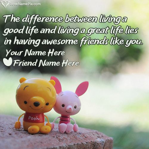 Friendship Love Messages With Name