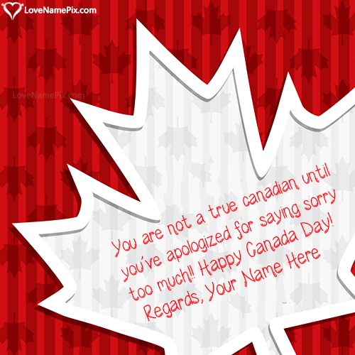 Funny Canadian Quotes Sayings With Name