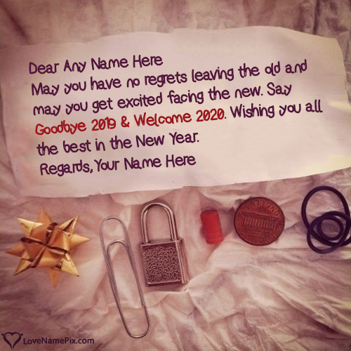 Write Name on Goodbye 2019 Hello 2020 Messages Picture Write Name on Goodbye 2019 Hello 2020 Messages Picture