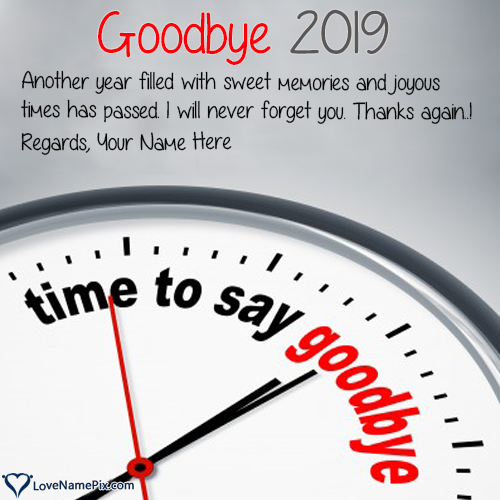 Write Name on Goodbye 2019 Hello 2020 Wishes Picture Write Name on Goodbye 2019 Hello 2020 Wishes Picture