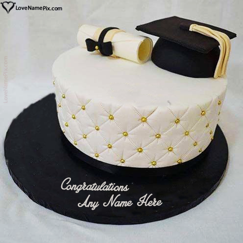 Graduation Cakes For High School Students With Name