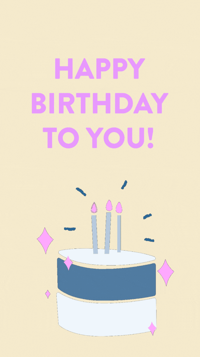 Happy Birthday GIF Collection To Send Animated Birthday Wishes