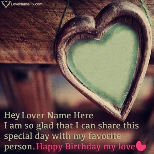 Happy Birthday Greetings For Lover With Name