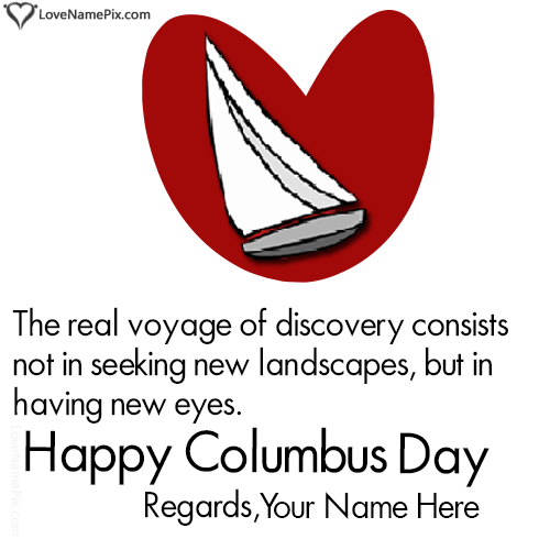 Happy Columbus Day Quotes With Name