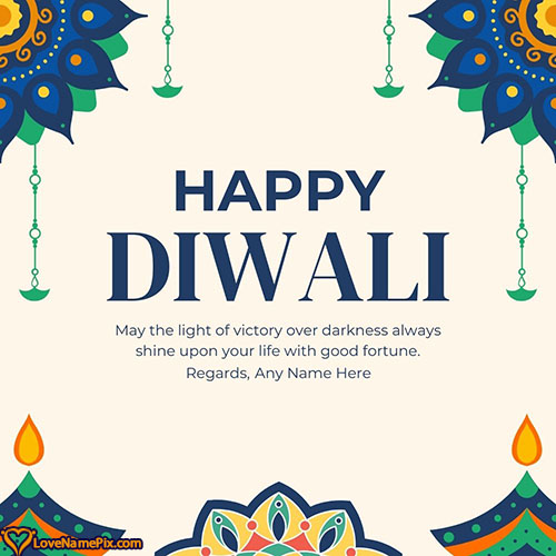 Happy Diwali Wishes Images Free Download for WhatsApp With Name