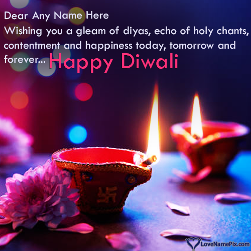 Happy Diwali Wishes Photo Maker With Name