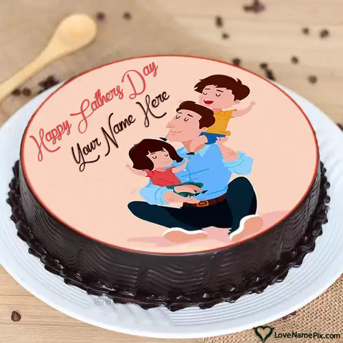 Happy Fathers Day Wishes Cake Images With Name