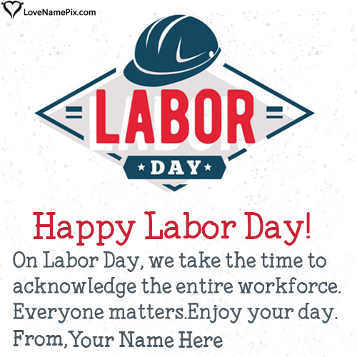 Happy Labour Day Wishes With Name
