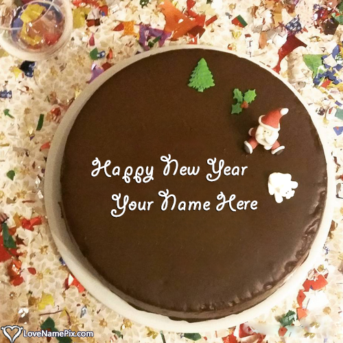 Happy New Year Cake Designs With Name
