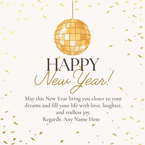 Happy New Year Greeting Card Making For Facebook WhatsApp With Name Happy New Year Greeting Card Making For Facebook WhatsApp With Name