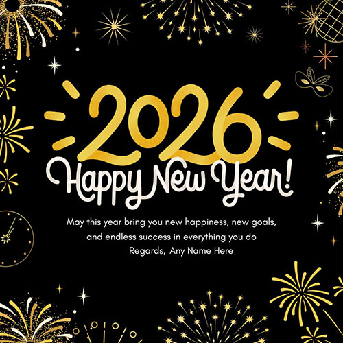 Happy New Year Wishes Link for Friends Greetings With Name