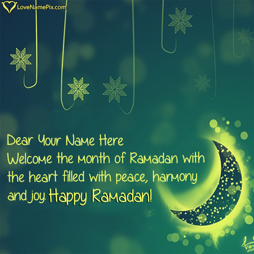 Happy Ramadan Wishes Messages With Name