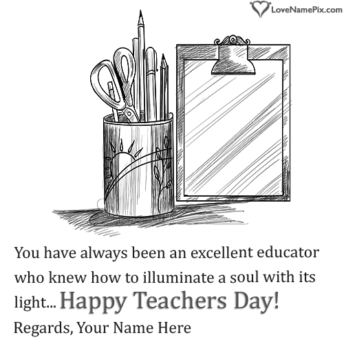 Happy Teachers Day Quotes In English With Name