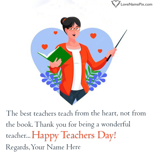 Happy Teachers Day Quotes With Images With Name