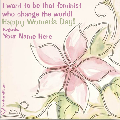Happy Womens Day Wishes With Name