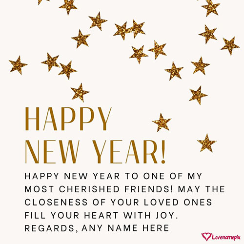 Heart Touching New Year Wishes For Friends With Name Heart Touching New Year Wishes For Friends With Name