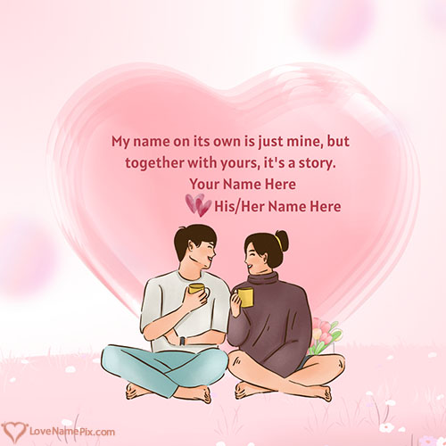 Husband Wife Name Combination for Couples Image With Name