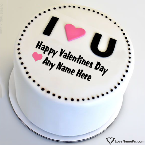 I Love You Best Valentine Cake Maker With Name