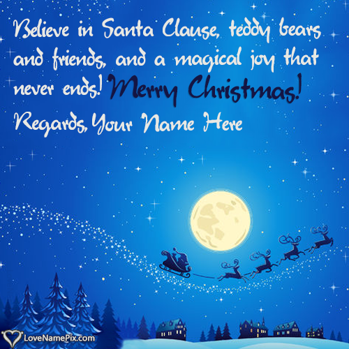 Images Of Short Christmas Sayings With Name