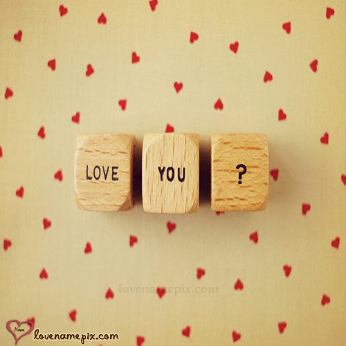 Love You Blocks With Name