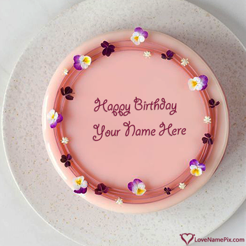 Magical Birthday Wishes Cake Edit With Name