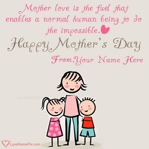 Mothers Day Quotes Wishes With Name