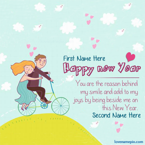 New Year Love Wishes Quotes With Name