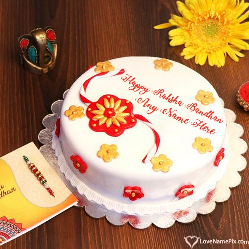 Raksha Bandhan Cake Ideas Online With Name