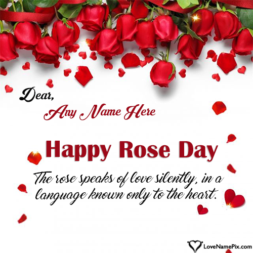 Romantic Red Roses Image Free Download With Name