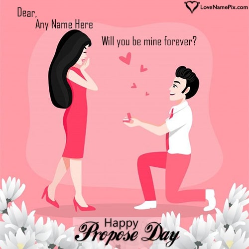 Simple Propose Day Wishes Message For Boyfriend With Name