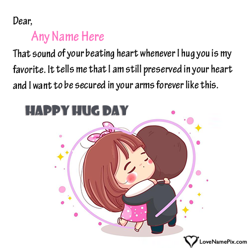 Special Hug Day Image Free Download With Name