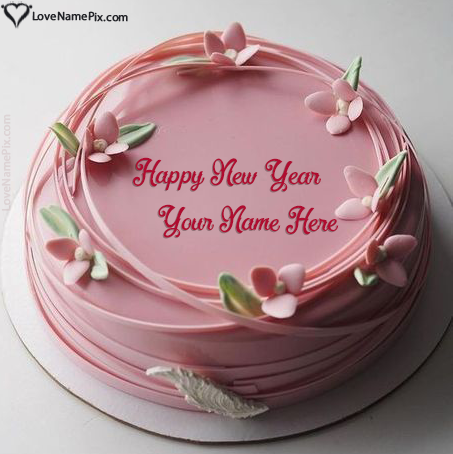 Sweet Happy New Year Cake Topper Printable With Name