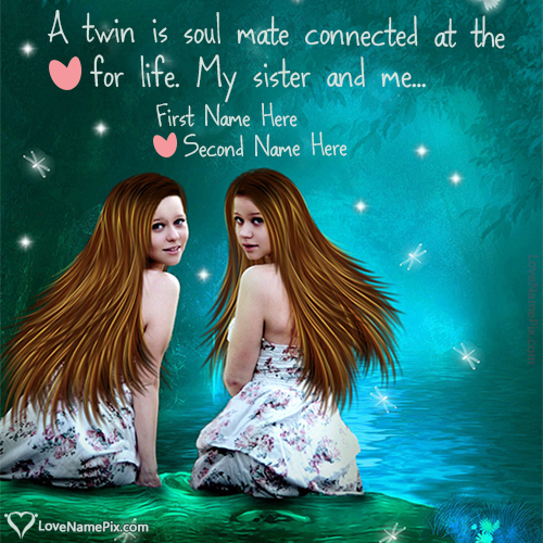 Sweet Twin Sisters Quotes With Name