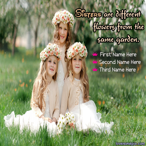 Three Princess Sisters With Name